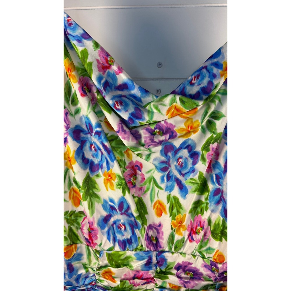 NWT For Love and Lemons Miranda Floral Belted Mini Dress (MSRP: $216) Large - Picture 8 of 10